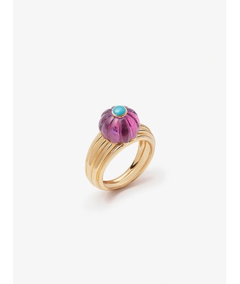 BAGUE GELATO AMÉTHYSTE ET TURQUOISE pour bénéficier 