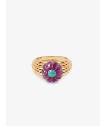 BAGUE GELATO AMÉTHYSTE ET TURQUOISE pour bénéficier 