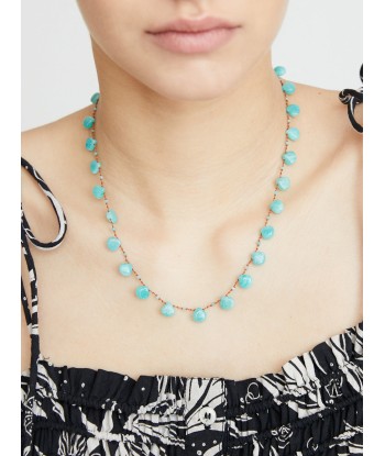 COLLIER BEETLE AMAZONITE Profitez des Offres !