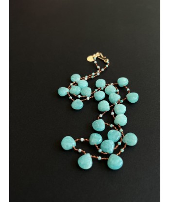 COLLIER BEETLE AMAZONITE Profitez des Offres !