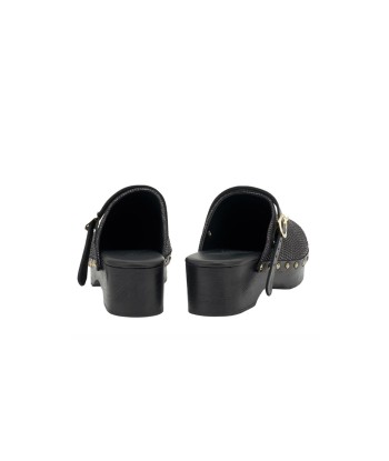 SABOT CLOG RAFFIA BLACK Le MVP de beaucoup