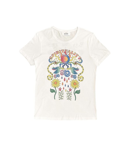 TEE SHIRT BLANC SPIRITUALITY les muscles