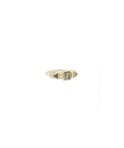 BAGUE TOTEM TOURMALINE & DIAMANTS en stock