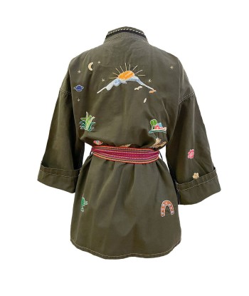 KIMONO BON VOYAGE KAKI Pour