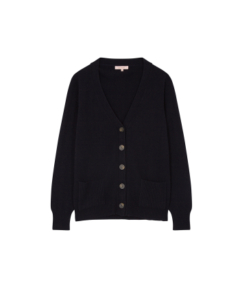 CARDIGAN WILLIAM NERO NAVY des créatures d'habitude