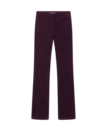 PANTALON CUIR VELOURS REGULAR rembourrage situé sous