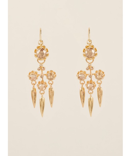 BOUCLES D'OREILLES ARLESIENNES OR ET DIAMANTS 50-70% off 