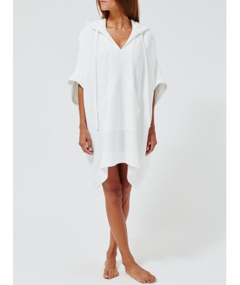 PONCHO WHITE HONEYCOMB le concept de la Pate a emporter 