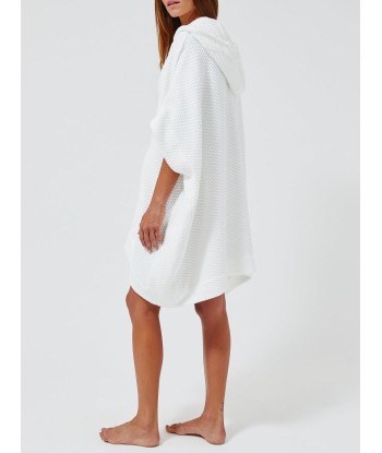 PONCHO WHITE HONEYCOMB le concept de la Pate a emporter 