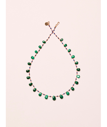 COLLIER BONVIEW MALACHITE ET LAPIS LAZULI acheter en ligne