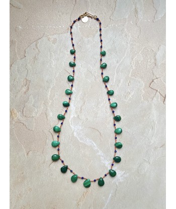 COLLIER BONVIEW MALACHITE ET LAPIS LAZULI acheter en ligne