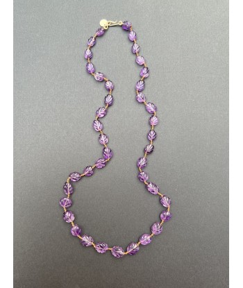 COLLIER NIILO FEUILLE AMETHYSTE Jusqu'à 80% De Réduction