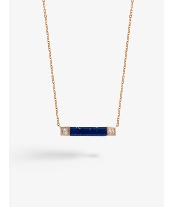 COLLIER  VILLA EILEEN LAPIS basket pas cher