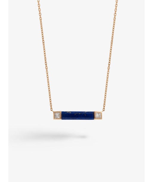 COLLIER  VILLA EILEEN LAPIS basket pas cher