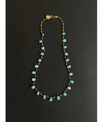 COLLIER POWHATAN TURQUOISE Dans la société mordern