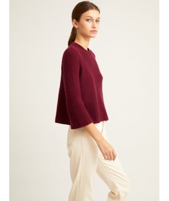 PULL FLARE BORDEAUX online