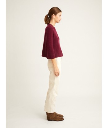 PULL FLARE BORDEAUX online