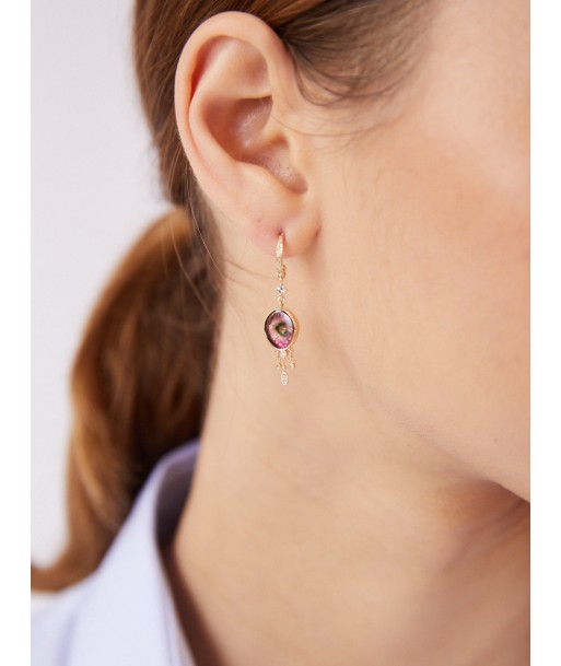 BOUCLES D'OREILLES TOURMALINES ET DIAMANTS Comment ça marche