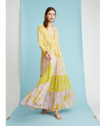 MAXI HIPPY DRESS FLOWER FIELD la colonne vertébrale