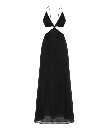 ROBE CUT OUT BLACK solde