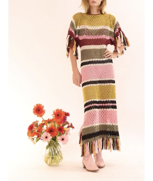 ROBE ENRICO LONGUE CROCHET JUSQU'A -70%! 