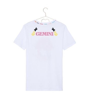 TEE SHIRT ASTRO BLANC GEMINI Paris Déstockage Promo