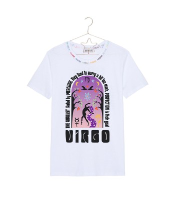 TEE SHIRT ASTRO BLANC VIRGO Découvrez la collection