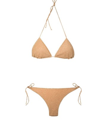 MAILLOT DE BAIN LUMIERE MICROKINI GOLD ou a consommer sur place