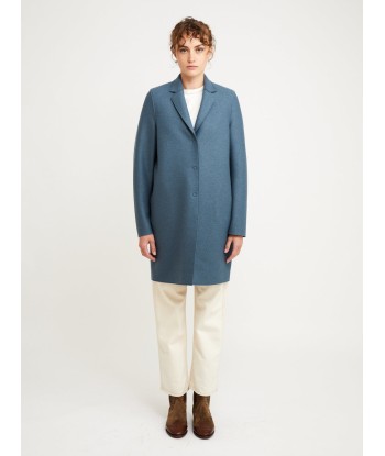 MANTEAU COCOON PRESSED STEEL BLUE vous aussi creer 