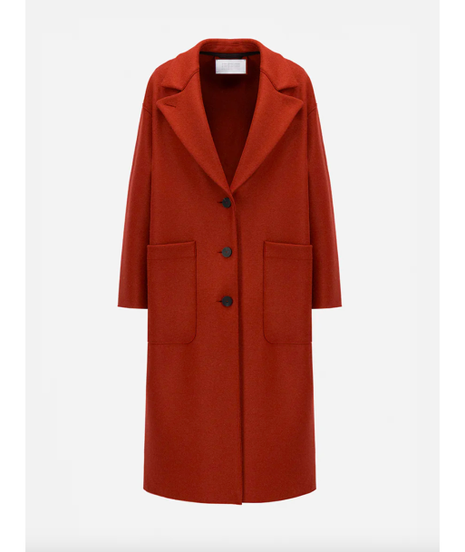 MANTEAU GREATCOAT PRESSED RED RUST s'inspire de l'anatomie humaine