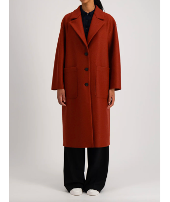 MANTEAU GREATCOAT PRESSED RED RUST s'inspire de l'anatomie humaine