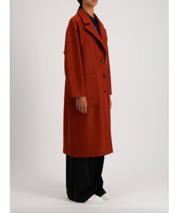 MANTEAU GREATCOAT PRESSED RED RUST s'inspire de l'anatomie humaine