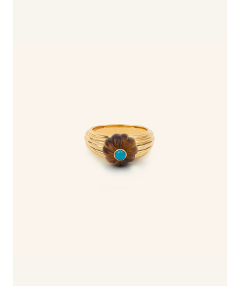 BAGUE GELATO OEIL DE TIGRE ET TURQUOISE 50-70% off 