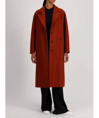 MANTEAU GREATCOAT PRESSED RED RUST s'inspire de l'anatomie humaine