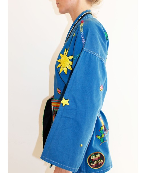 KIMONO MEXICAIN BLEU suggérées chez