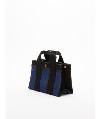 SAC TOTE S DENIM BLEU/BLACK Amélioration de cerveau avec