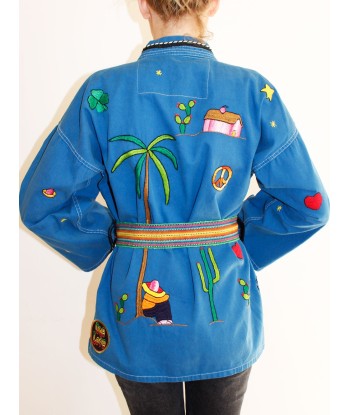 KIMONO MEXICAIN BLEU suggérées chez