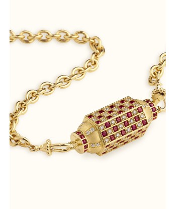 COLLIER LOCKET CHECK RUBIS & DIAMANTS Voir les baskets