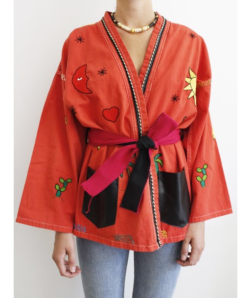 KIMONO MEXICAIN ROUGE Le MVP de beaucoup