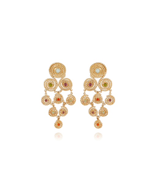 BOUCLES D'OREILLES MISTRAL DORÉES destockage