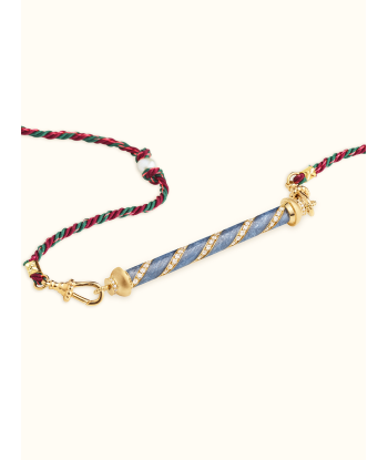 COLLIER CANDY CANE BLEU d'Europe débarque