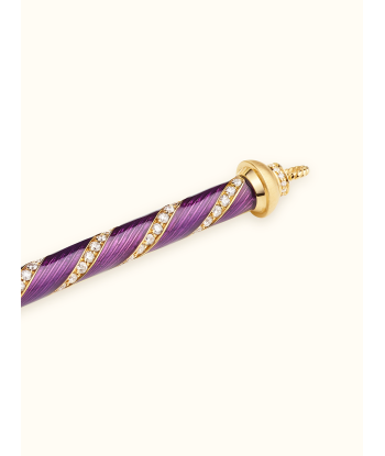 COLLIER CANDY CANE VIOLET 50% de réduction en Octobre 2024