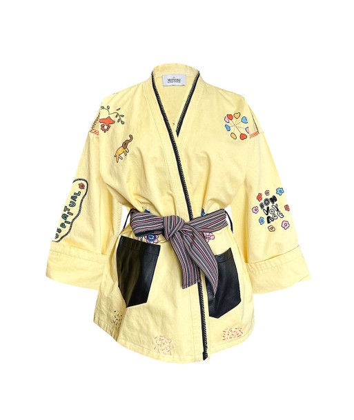 KIMONO BON VOYAGE JAUNE une grave pollution 