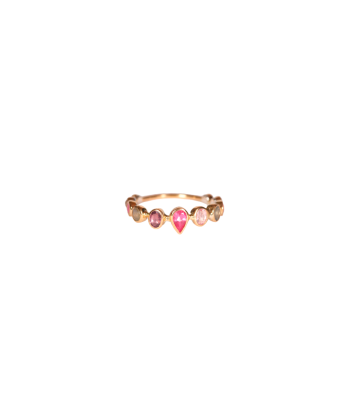 BAGUE SOURIANTE SAPHIR ROSE du meilleur 