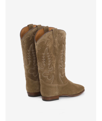 BOTTES SANTIAG MIDNIGHT EN DAIM CHESNUT vous aussi creer 