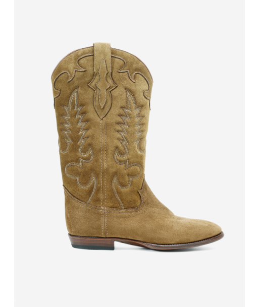 BOTTES SANTIAG MIDNIGHT EN DAIM CAMEL ouvre sa boutique