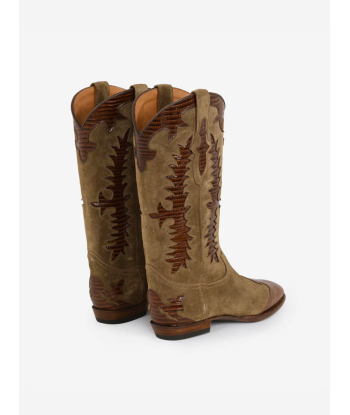 BOTTES SANTIAG MIDNIGHT LORD CHESTNUT BROWN prix pour 