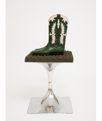 BOTTES SANTIAG MIDNIGHT TEXAS DARK GREEN la chaussure