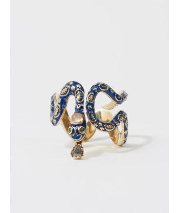 BAGUE EVE SERPENT EMAIL BLEU JEAN ET OR votre restaurant rapide dans 