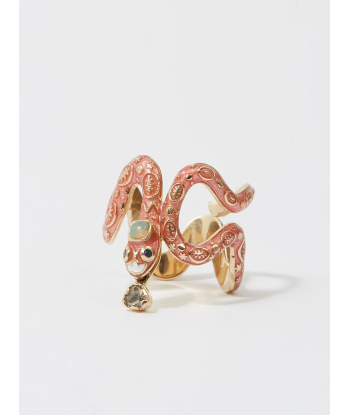 BAGUE EVE SERPENT EMAIL ROSE ET OR prix pour 